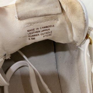 Zapatillas Michael Kors Blancas y Doradas
