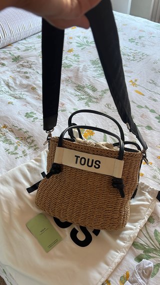 Bolso Tous Beige y Marrón