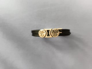 Bracciale uomo in argento e pelle