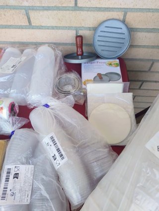 Lote consumibles hostelería variado.