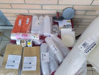 Lote consumibles hostelería variado.
