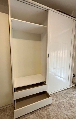Armario blanco puertas correderas