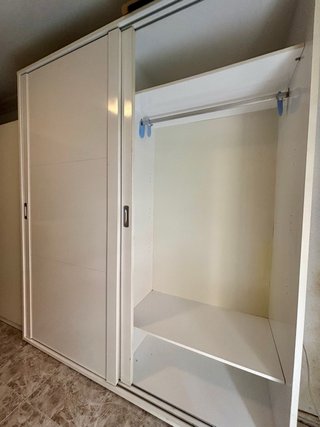 Armario blanco puertas correderas