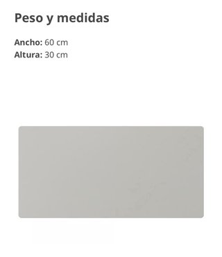 SMÅSTAD IKEA FRENTE DE CAJÓN GRIS 60x30 CM