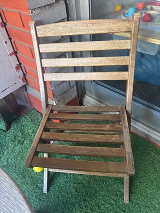 Tavolo da giardino per bambini in legno con sedia