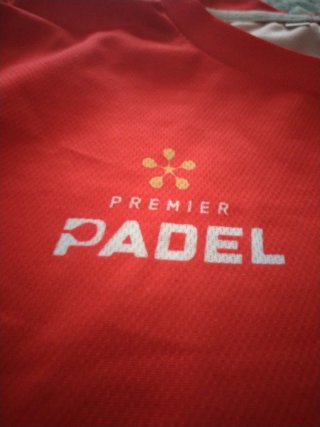 Camiseta Pádel Ale Galán Roja