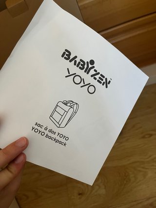 Mochila Babyzen Yoyo Negra