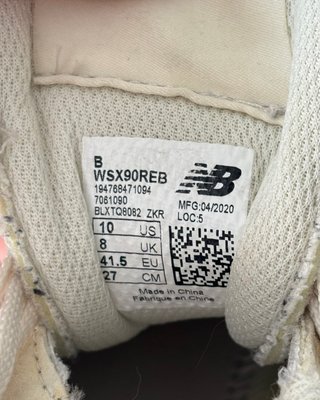 New Balance X-90 Talla 41.5 Beige/Blanco