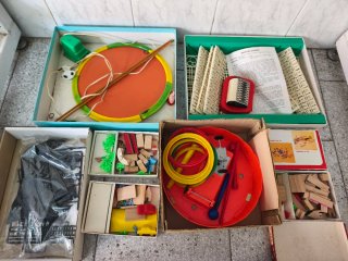 Lote di giochi e giocattoli vintage spagnoli