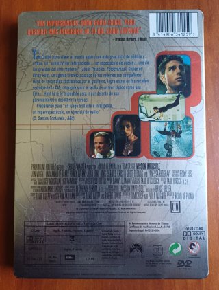 STEELBOOK. PACK MISIÓN IMPOSIBLE. DVD.