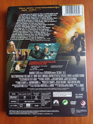 STEELBOOK. PACK MISIÓN IMPOSIBLE. DVD.