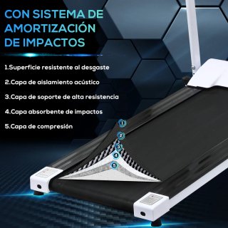 Cinta de Correr Eléctrica Plegable