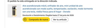 Ventilador, enfriador mini aire acondicionado