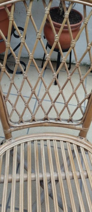 2 Sillones de Mimbre Rattan