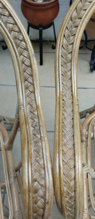 2 Sillones de Mimbre Rattan