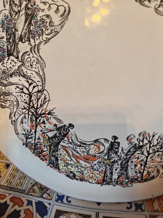 Coppia piatti ceramica Enzo Babini anni 70/80