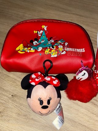 Lote Minnie Mouse: Neceser, Mochila y Llavero
