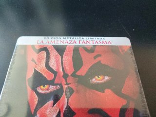 Star Wars: La Amenaza Fantasma. Steelbook. Blu-ray