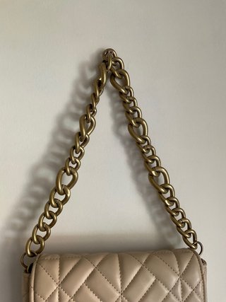 Bolso Zara beige
