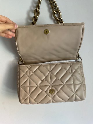 Bolso Zara beige