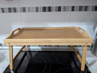 Bandeja Cama Bambú Plegable Quttin