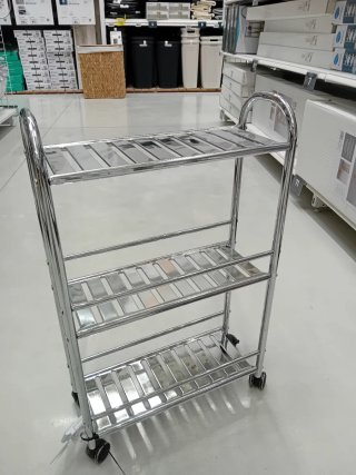 Carrito Estante Cromia Metal Baño Cocina