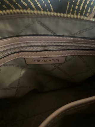 Bolso Michael Kors Rosa y Dorado