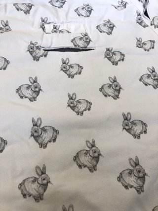 Saco Silla universal MiniCoton Rabbit Ecru