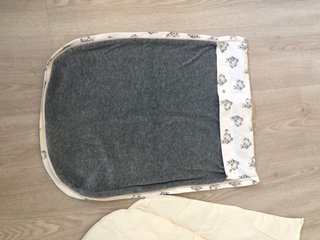 Saco Silla universal MiniCoton Rabbit Ecru