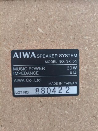 Altavoces AIWA SX-55