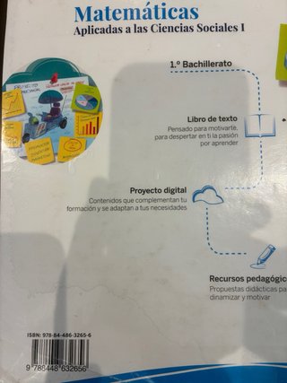 Libros de filosofía y matemáticas de CCSS 1*bach