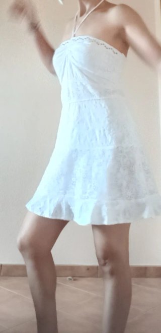 Vestido de verano blanco