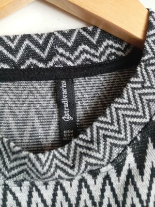 Blusa sin mangas Stradivarius zigzag