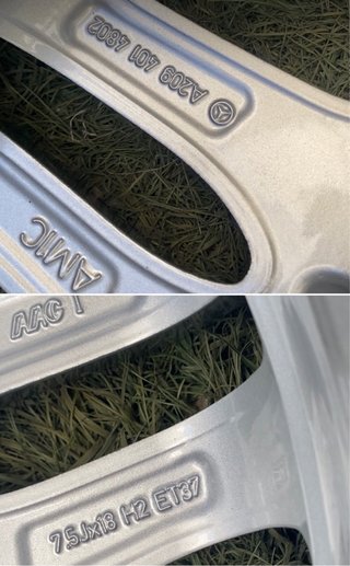 Llantas 18 Mercedes CLK 55 AMG Originales