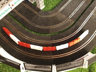 10x Barrera New Jersey diorama Scalextric
