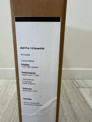 Dell Pro 14 i7 / 16GB / 512SSD – NUEVO PRECINTADO