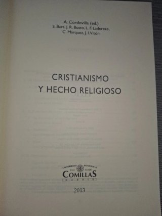 Cristianismo y hecho religioso Nuevo