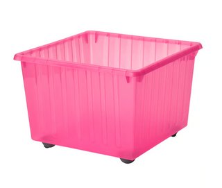 Caja almacenaje IKEA VESSLA con ruedas