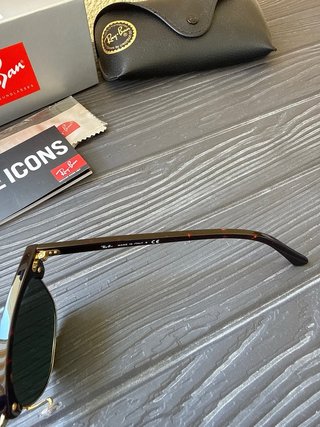 Gafas Ray-Ban Clubmaster Marrones y Doradas