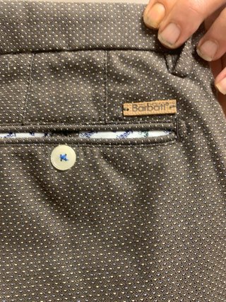 Pantaloni uomo fantasia marrone/grigio