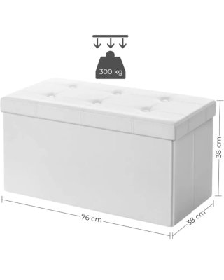 Puff Almancenaje, Banco Almacenaje, Capacidad 80L