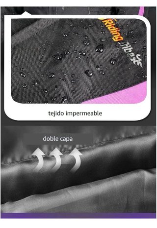 Chaqueta Moto Mujer 4 Estaciones Impermeable