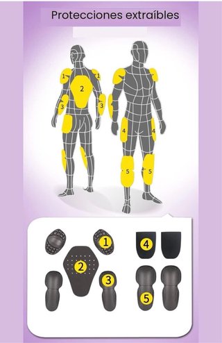 Chaqueta Moto Mujer 4 Estaciones Impermeable