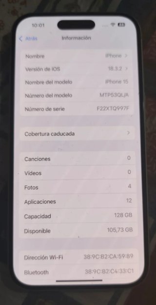iPhone 15 128GB vendo o cambio