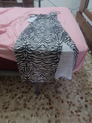 Vestido Bershka Cebra S