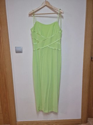Vestido verde Pronovias talla 40