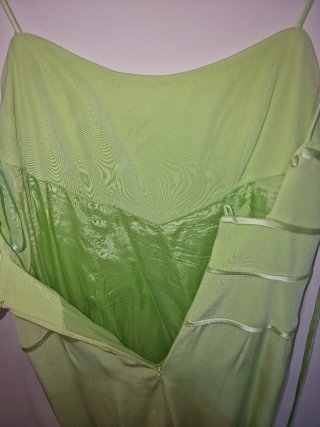 Vestido verde Pronovias talla 40