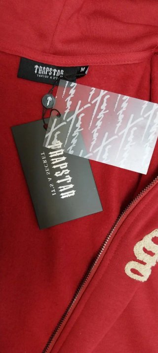Chaqueta Trapstar Roja Cremallera