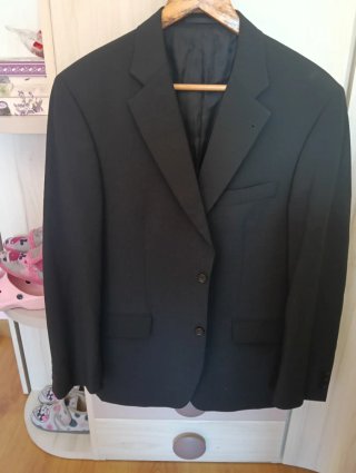 Chaqueta de traje negra talla 50 Easy Wear