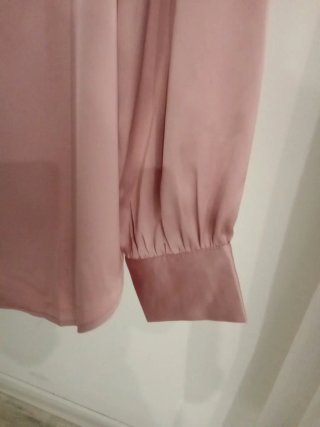 Elisabetta Franchi Camicia Raso Rosa M